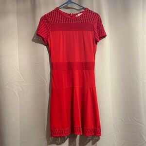 MICHAEL Michael Kors Red Midi Dress